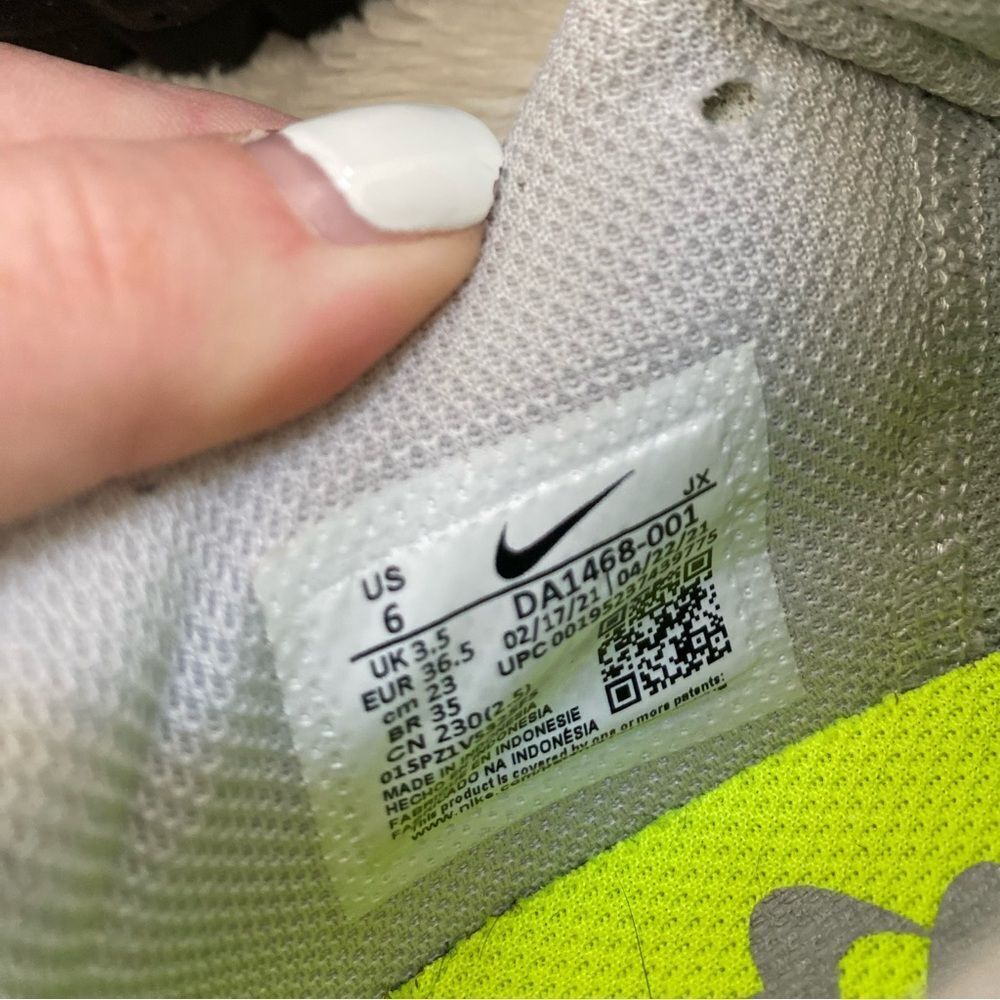 Nike Crater Remixa WITH BOX | Gray fog chambray blue sneakers - Picture 9 of 9